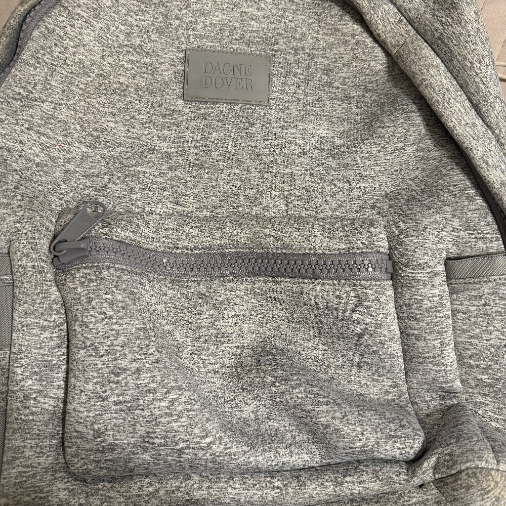 Dagne Dover Dakota Neoprene Large Backpack in Light Heather Grey